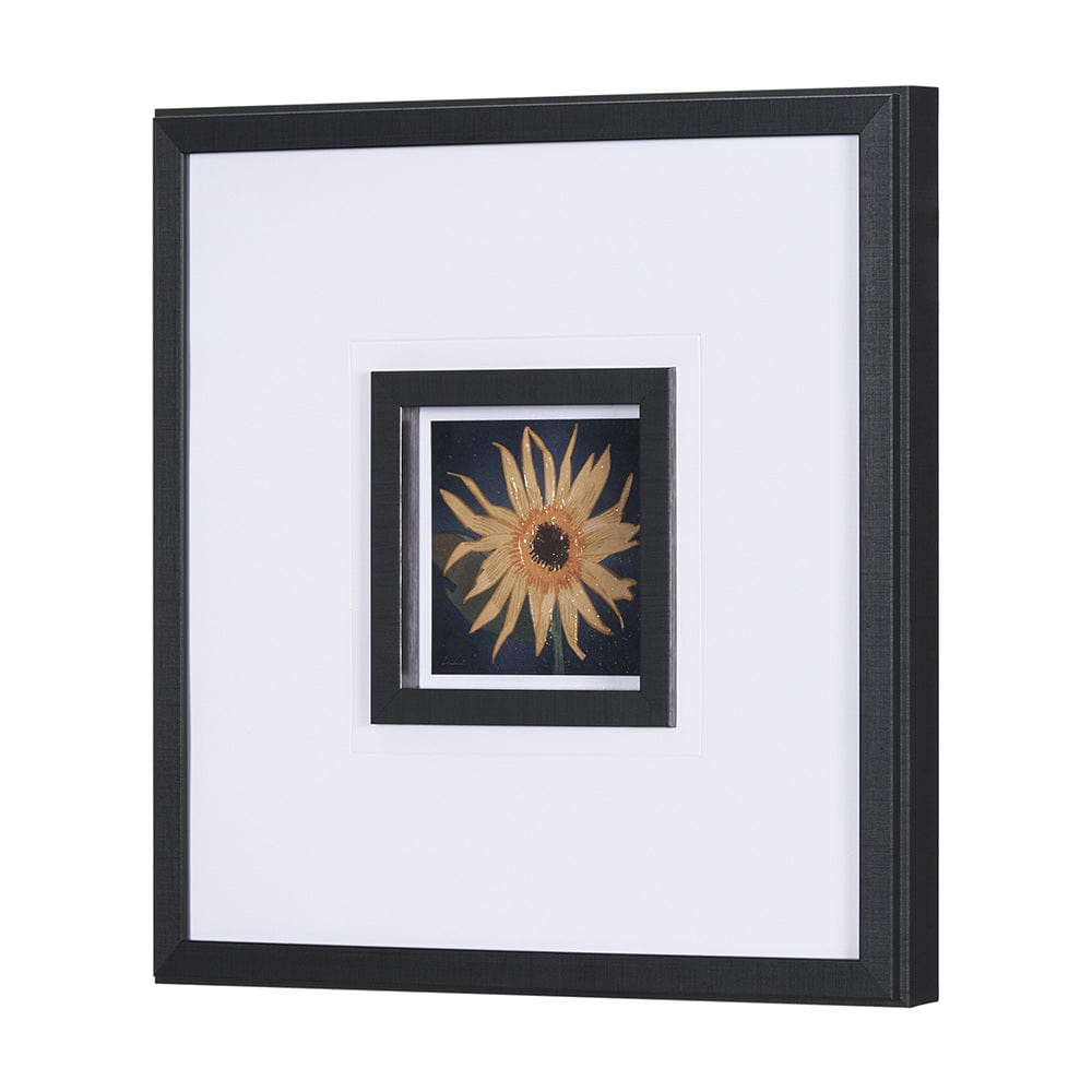 Mercana - Flower Portrait IX by Mercana Studio a Hand Embellished Textured Framed Art Print Matted under Glass - 15232 view 2