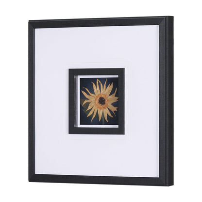 Mercana - Flower Portrait IX by Mercana Studio a Hand Embellished Textured Framed Art Print Matted under Glass - 15232 view 2