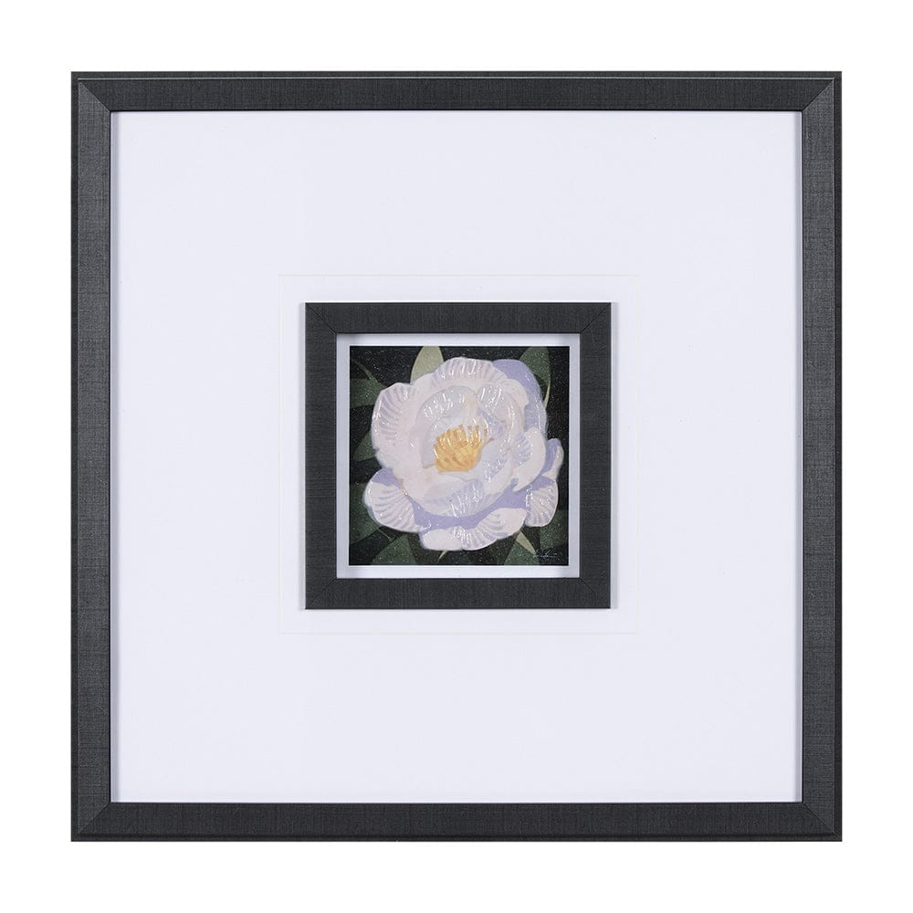 Mercana - Flower Portrait V by Mercana Studio a Hand Embellished Textured Framed Art Print Matted under Glass - 15228 view 1