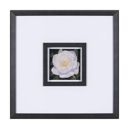 Mercana - Flower Portrait V by Mercana Studio a Hand Embellished Textured Framed Art Print Matted under Glass - 15228 view 1