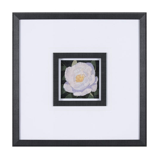 Mercana - Flower Portrait V by Mercana Studio a Hand Embellished Textured Framed Art Print Matted under Glass - 15228 view 1