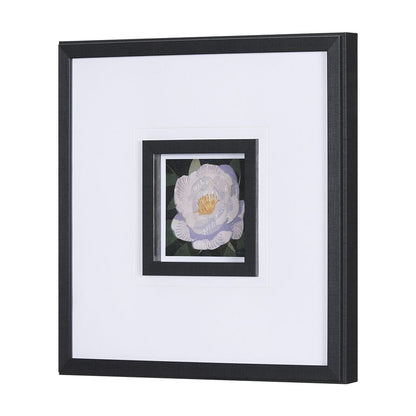 Mercana - Flower Portrait V by Mercana Studio a Hand Embellished Textured Framed Art Print Matted under Glass - 15228 view 2
