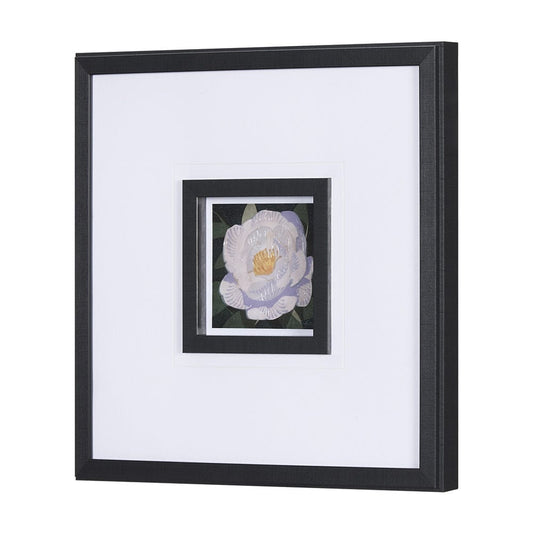 Mercana - Flower Portrait V by Mercana Studio a Hand Embellished Textured Framed Art Print Matted under Glass - 15228 view 2
