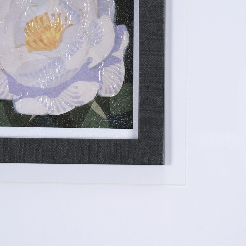 Mercana - Flower Portrait V by Mercana Studio a Hand Embellished Textured Framed Art Print Matted under Glass - 15228 view 6