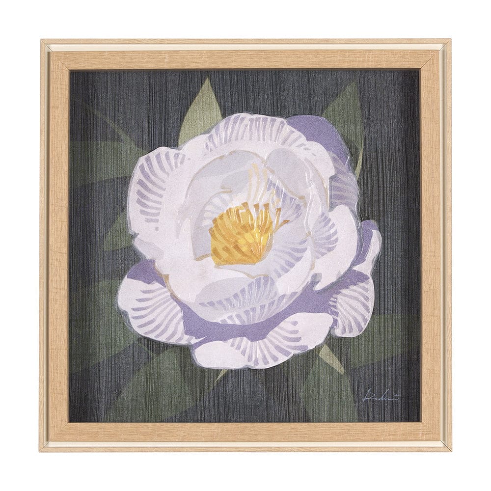 Mercana - Flower Portrait V PEONY by Mercana Studio a Hand Embellished Textured Framed Art Print - 15244 view 1