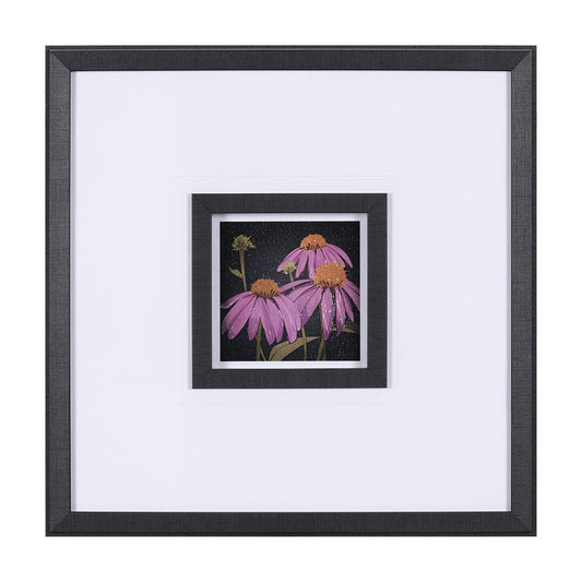 Mercana - Flower Portrait VI by Mercana Studio a Hand Embellished Textured Framed Art Print Matted under Glass - 15229 view 1