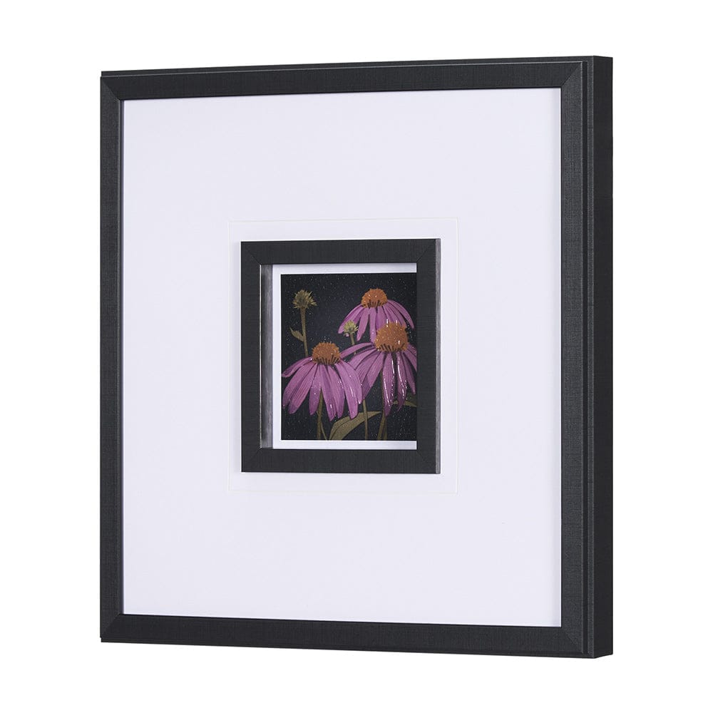 Mercana - Flower Portrait VI by Mercana Studio a Hand Embellished Textured Framed Art Print Matted under Glass - 15229 view 2