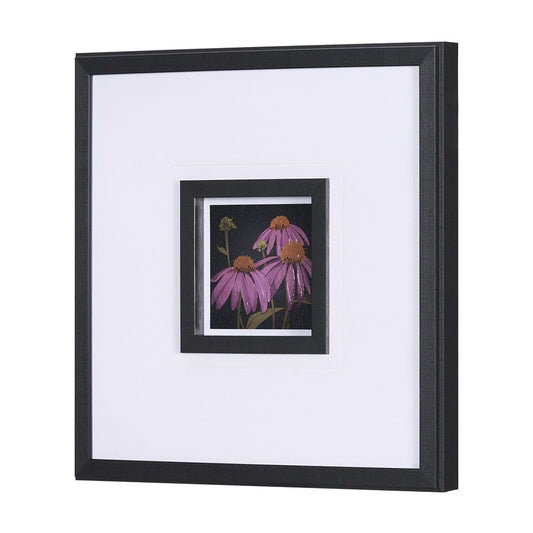 Mercana - Flower Portrait VI by Mercana Studio a Hand Embellished Textured Framed Art Print Matted under Glass - 15229 view 2