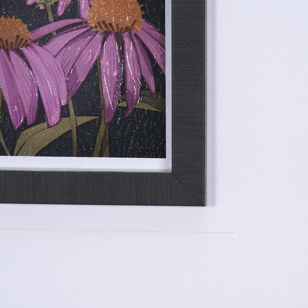 Mercana - Flower Portrait VI by Mercana Studio a Hand Embellished Textured Framed Art Print Matted under Glass - 15229 view 6