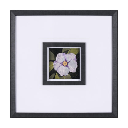 Mercana - Flower Portrait VII by Mercana Studio Hand Embellished Textured Framed Art Print Matted under Glass - 15230 view 1