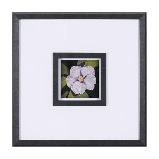 Mercana - Flower Portrait VII by Mercana Studio Hand Embellished Textured Framed Art Print Matted under Glass - 15230 view 1