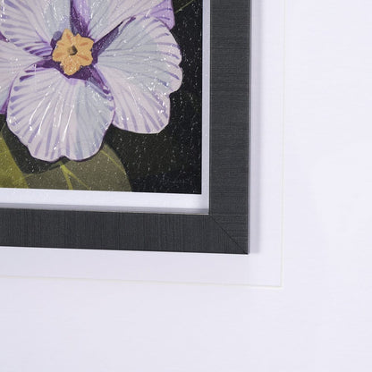 Mercana - Flower Portrait VII by Mercana Studio Hand Embellished Textured Framed Art Print Matted under Glass - 15230 view 6