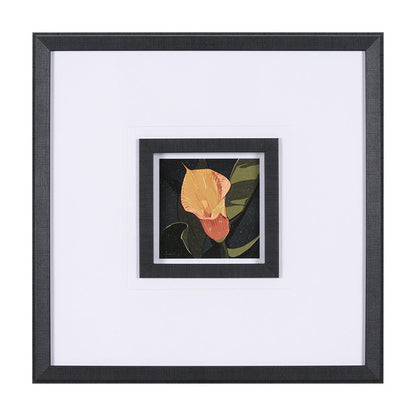 Mercana - Flower Portrait VIII by Mercana Studio Hand Embellished Textured Framed Art Print Matted under Glass - 15231 view 1