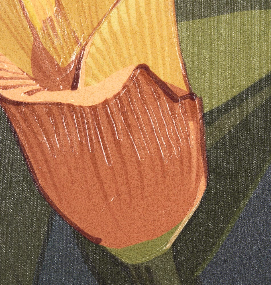 Mercana - Flower Portrait VIII CALLA LILY by Mercana Studio a Hand Embellished Textured Framed Art Print - 15245 view 7