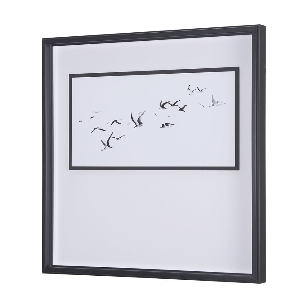 Mercana - Fly Away by Mercana Studio a Hand Embellished Textured Framed Art Print Matted under Glass - 14314 view 2