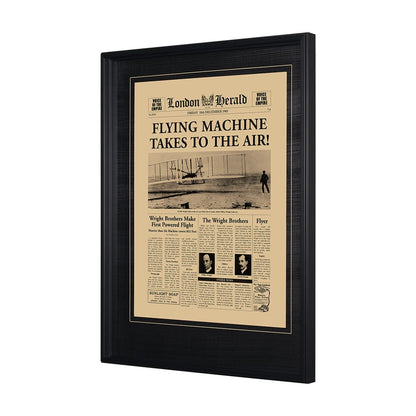 Mercana - Flying Machine Takes to the Air! Hand Embelished Framed Art Photo Matted under Glass - 8894 view 2