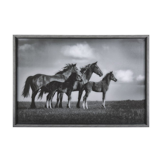 Mercana - Focused by Mercana Studio a Hand Embellished Textured Framed Art Print Matted under Glass - 14545 view 1