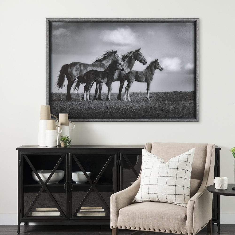 Mercana - Focused by Mercana Studio a Hand Embellished Textured Framed Art Print Matted under Glass - 14545 view 8