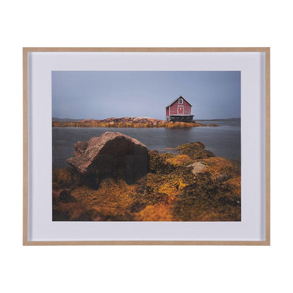 Mercana - Fogo Island by Chad Mackay a Hand Embellished Framed Art Print Matted under Glass - 15580 view 1