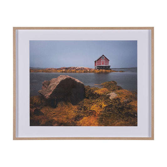 Mercana - Fogo Island by Chad Mackay a Hand Embellished Framed Art Print Matted under Glass - 15580 view 1