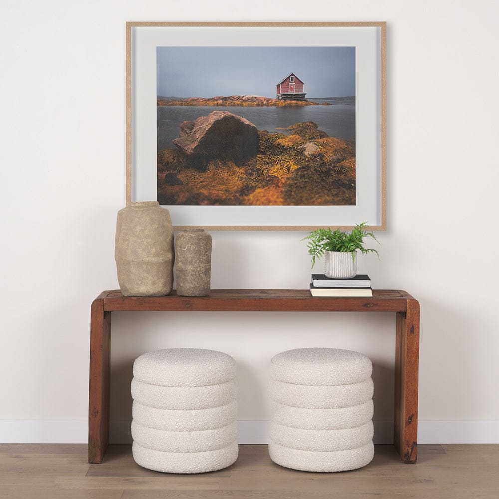 Mercana - Fogo Island by Chad Mackay a Hand Embellished Framed Art Print Matted under Glass - 15580 view 8