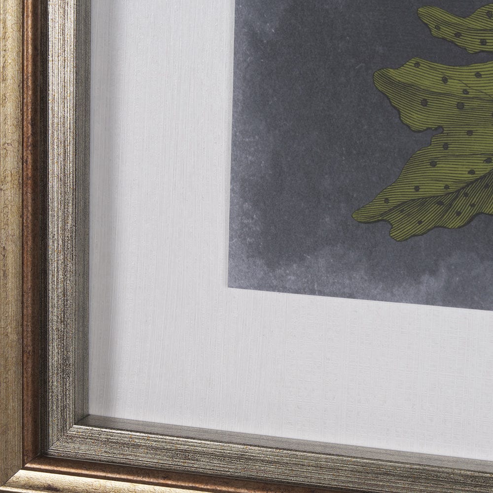 Mercana - Foliage Dramatique V by Vision Studio Hand Embellished Textured Framed Art Print Matted under Glass - 10136 view 5