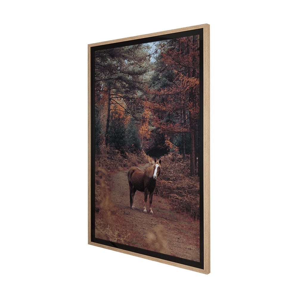 Mercana - Forest Crossing by Mercana Studio a Hand Embellished Textured Framed Art Print Matted under Glass - 14781 view 2