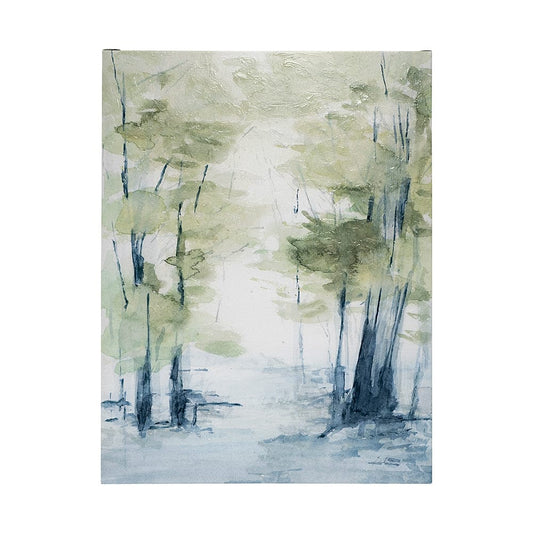 Mercana - Forest Dew I by Melody Ducharme a Hand Embellished Textured Canvas - 101294-S view 1