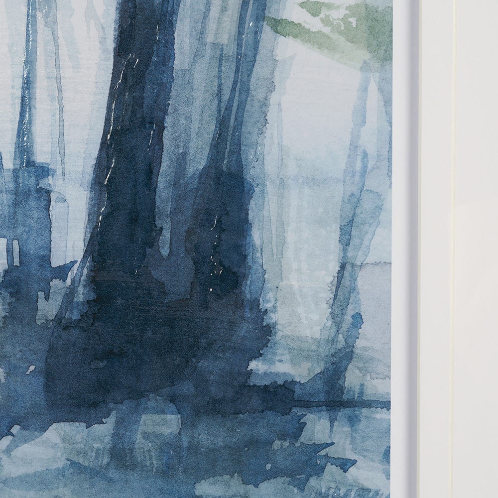Mercana - Forest Dew I by Mercana Studio a Hand Embellished Textured Framed Art Print Matted under Glass - 12761 view 6
