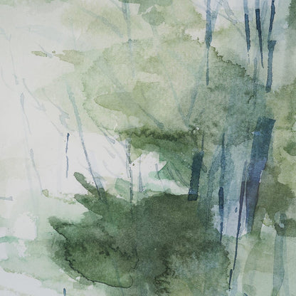 Mercana - Forest Dew I by Mercana Studio a Hand Embellished Textured Framed Art Print Matted under Glass - 12761 view 7