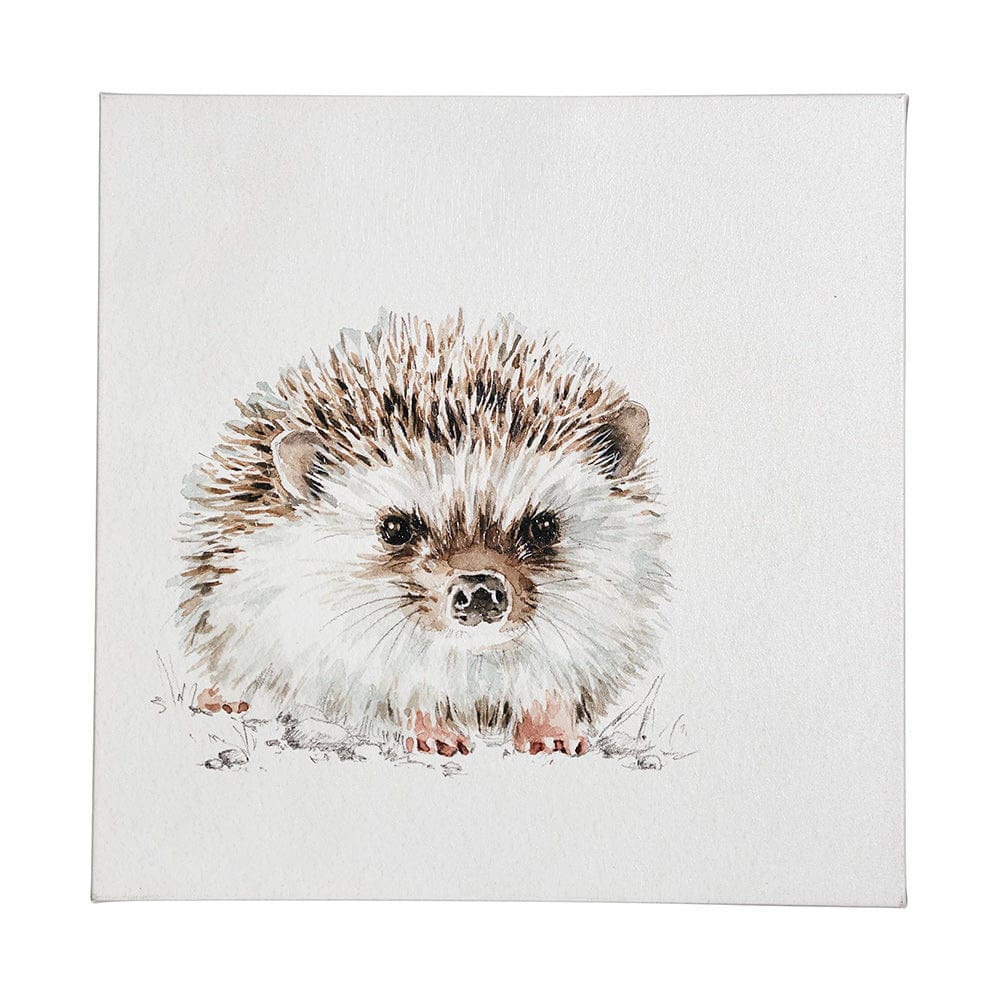 Mercana - Forest Friends VII Hedgehog by Lisa Audit a Hand Embellished Textured Canvas - 101582-L view 1