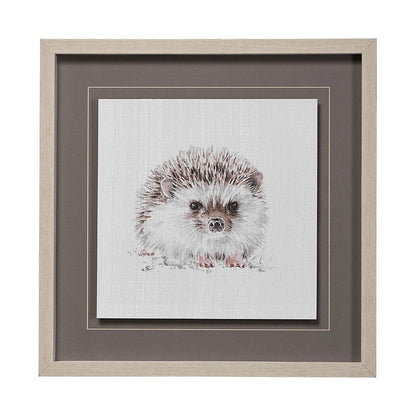 Mercana - Forest Friends VII HedgeHog by Lisa Audit Hand Embellished Framed Art Print Matted under Glass - 13061 view 1
