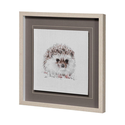 Mercana - Forest Friends VII HedgeHog by Lisa Audit Hand Embellished Framed Art Print Matted under Glass - 13061 view 2