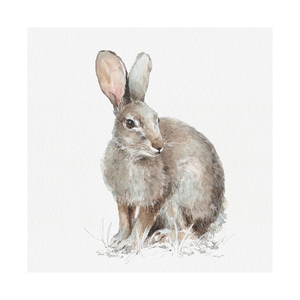 Mercana - Forest Friends VIII Hare by Lisa Audit a Hand Embellished Textured Canvas - 101583-L view 1