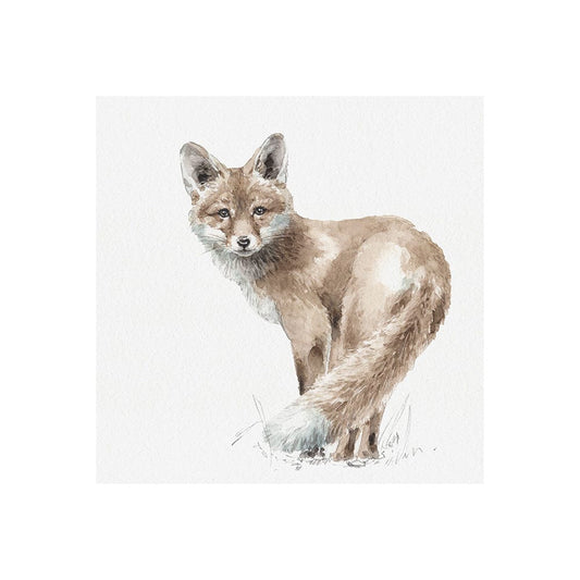 Mercana - Forest Friends XI Fox by Lisa Audit a Hand Embellished Textured Canvas - 101586-S view 1