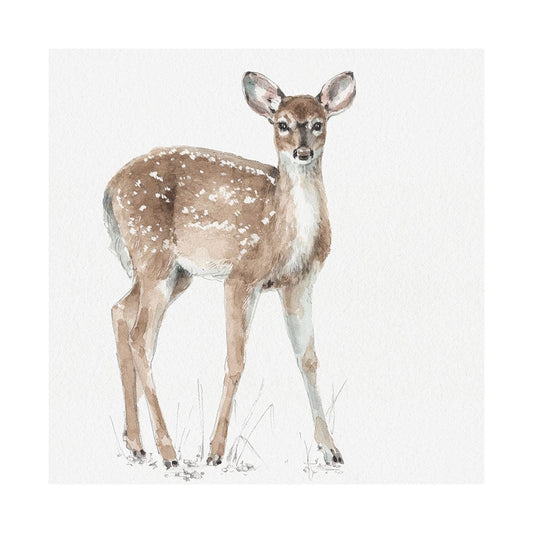 Mercana - Forest Friends XII Deer by Lisa Audit a Hand Embellished Textured Canvas - 101587-L view 1