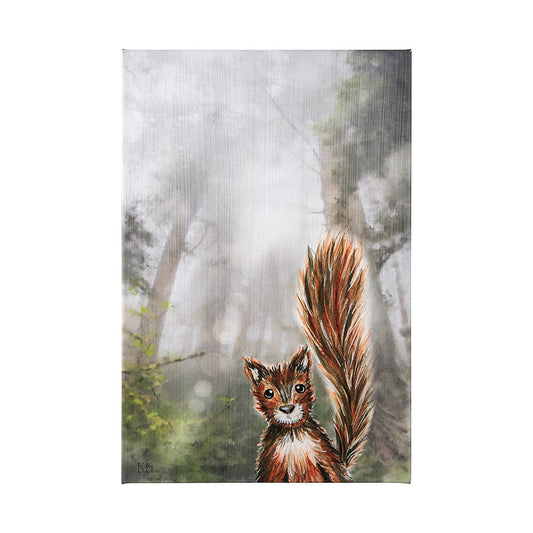 Mercana - Forest Squirrel by Mercana Studio a Hand Embellished Textured Canvas - 102029-L view 1