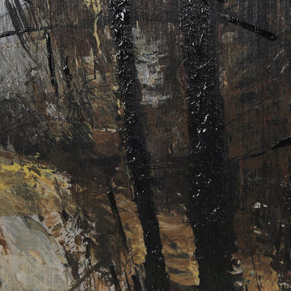 Mercana - Forest View III by Mercana Studio a Hand Embellished Textured Framed Art Print Matted under Glass - 15131 view 7
