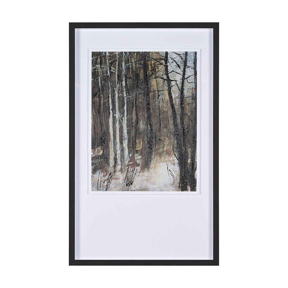 Mercana - Forest View IV by Mercana Studio a Hand Embellished Textured Framed Art Print Matted under Glass - 15132 view 1