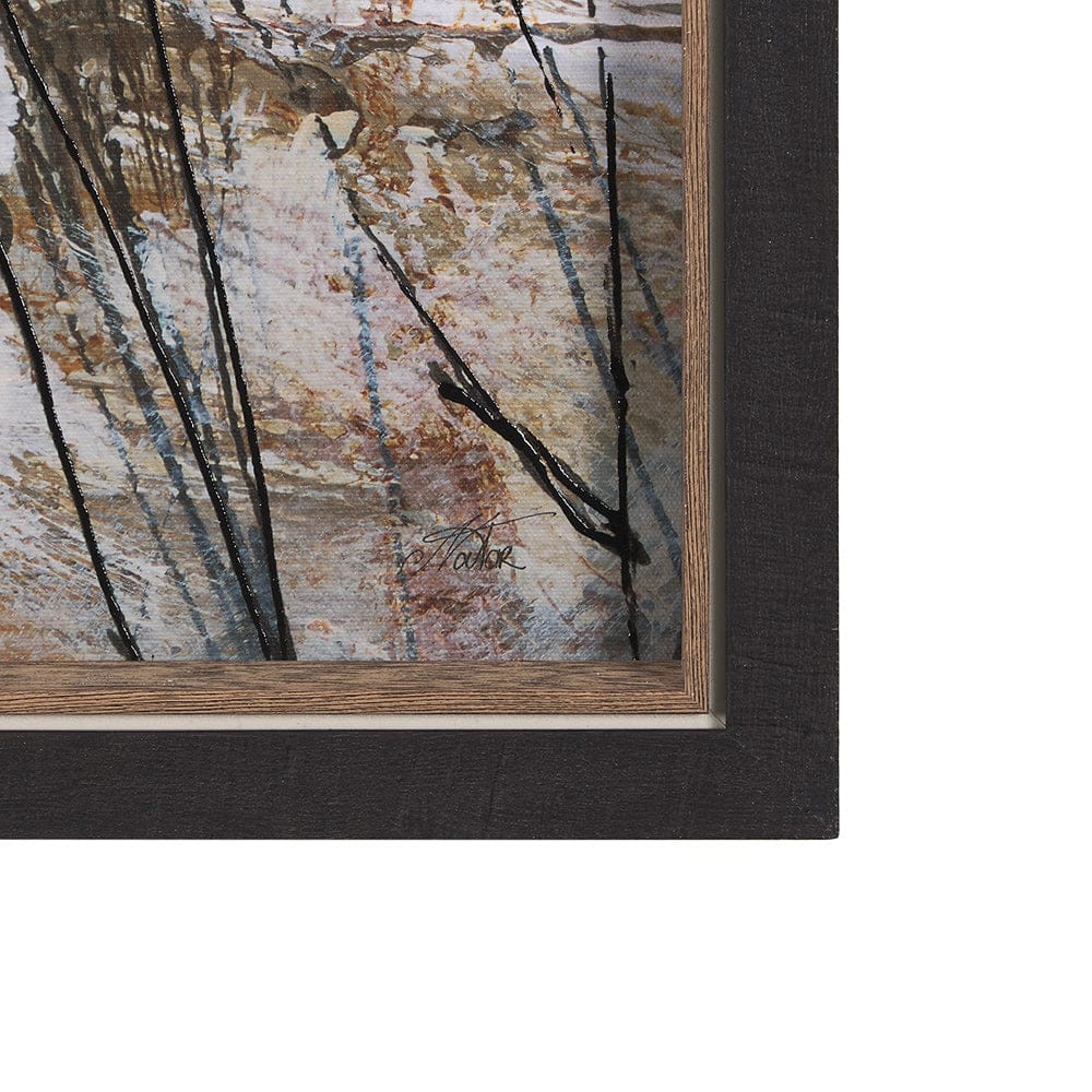 Mercana - Forest View VI by Mercana Studio a Hand Embelished Textured Framed Art Print - 15152 view 3