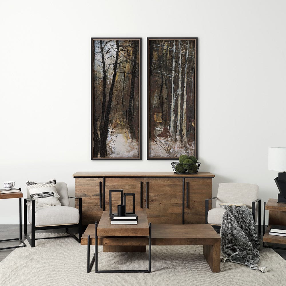 Mercana - Forest View VI by Mercana Studio a Hand Embelished Textured Framed Art Print - 15152 view 8