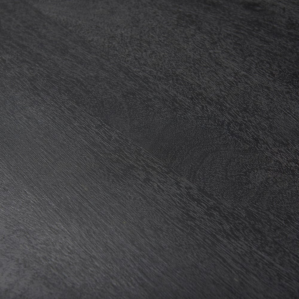 Mercana - Forsey 28.0L x 45.3W x 18.0H Black Solid Wood Round Coffee Table - 69745 view 8