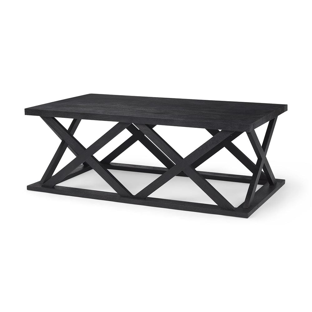 Mercana - Forsey 48.0L x 28.0W x 17.5H Black Wood Rectangular Coffee Table - 69743_CLOSEOUT view 1
