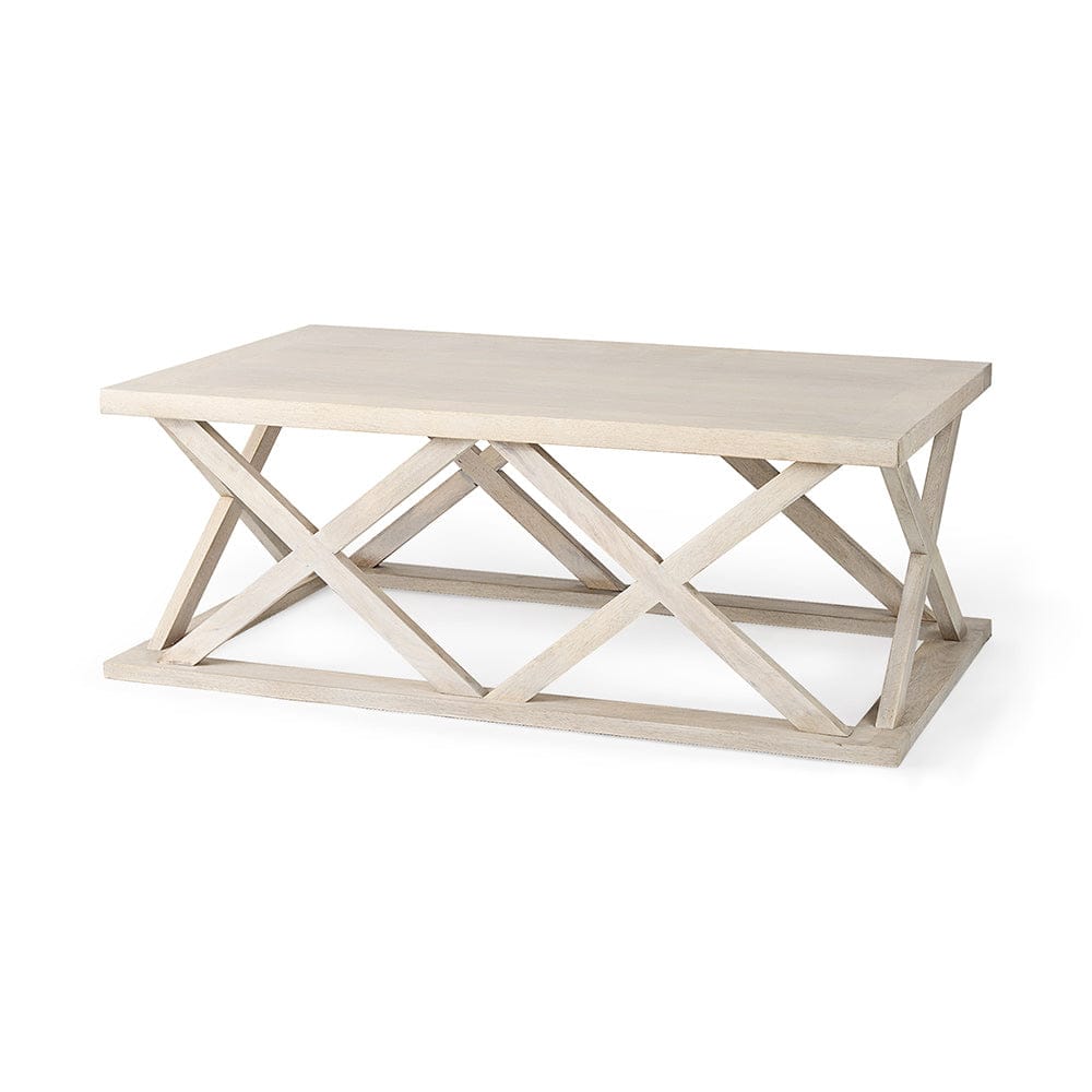 Mercana - Forsey 48.0L x 28.0W x 17.5H Blonde Wood Rectangular Coffee Table - 69741_CLOSEOUT view 1
