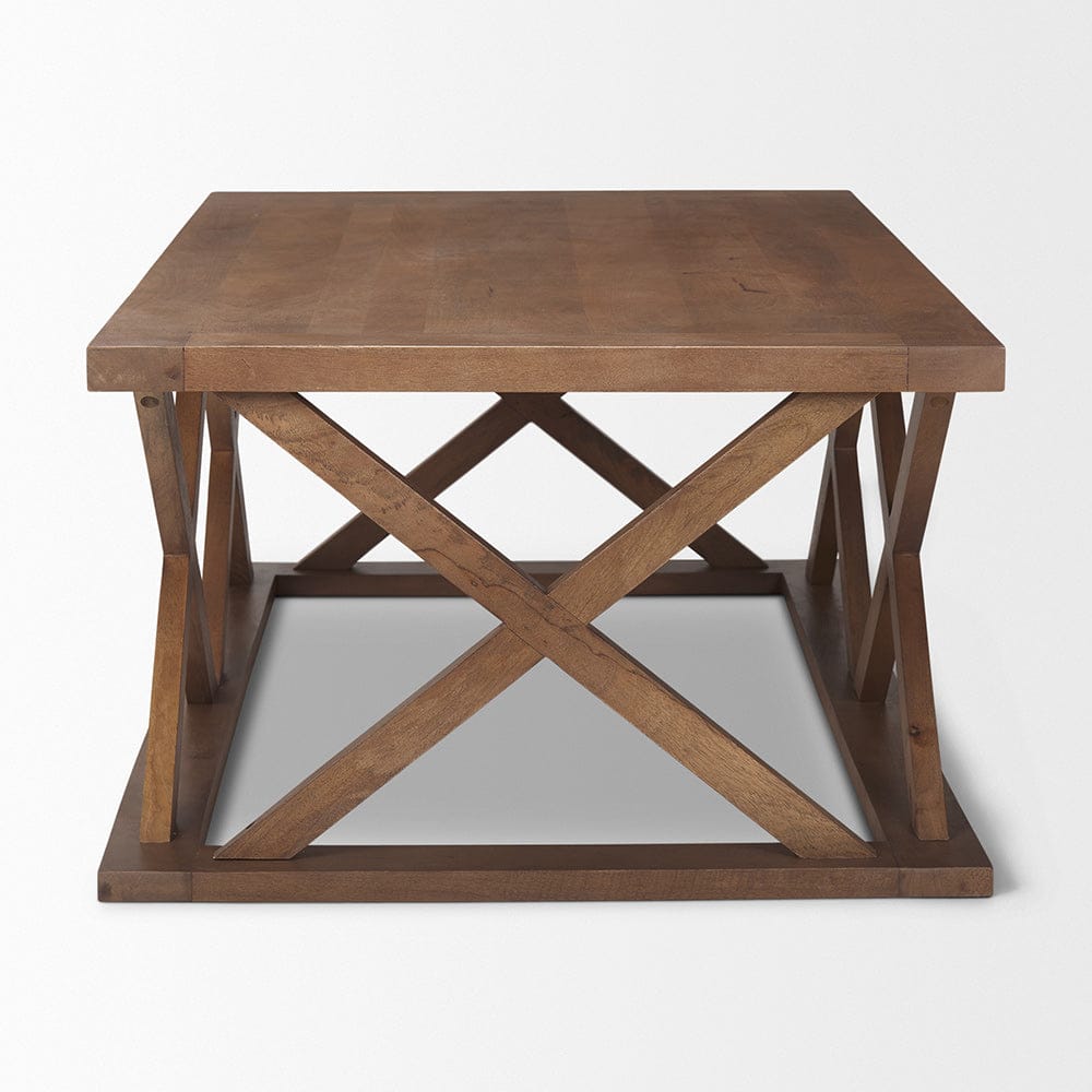 Mercana - Forsey 48.0L x 28.0W x 17.5H Medium Brown Rectangle Coffee Table - 69742_CLOSEOUT view 3