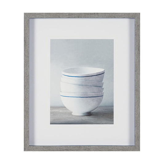 Mercana - Four Artisan Bowls by Mark Chandon a Framed Art Print Matted under Glass - 12198 view 1