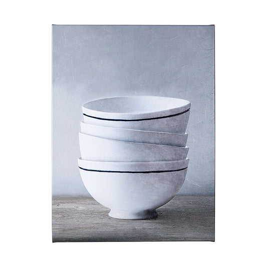 Mercana - Four Artisan Bowls by Mercana Studio a Hand Embellished Textured Canvas - 101057-S view 1