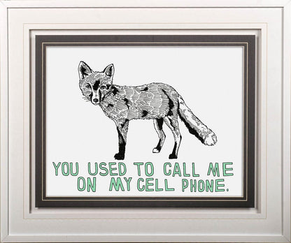 Mercana - Fox by Marie, Natasha a Framed Art Print Matted under Glass - 10308 view 2