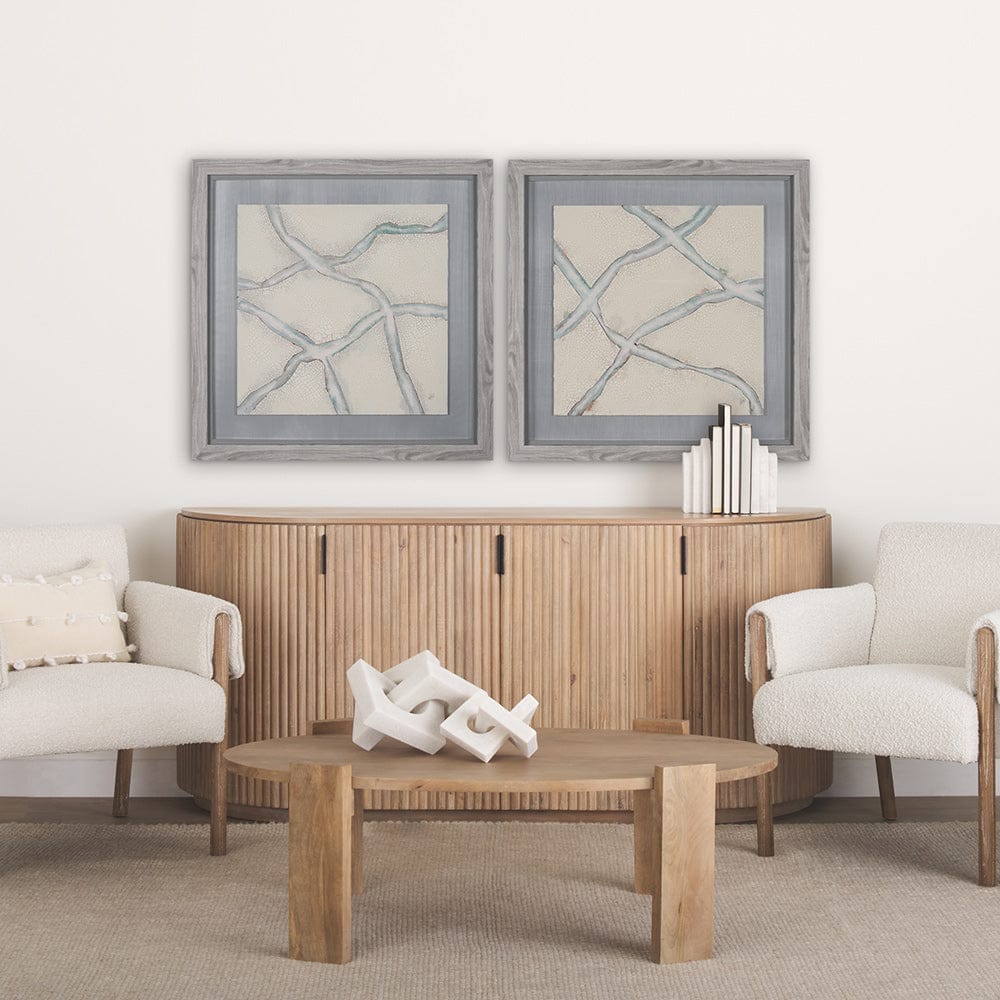 Mercana - Fragment I by Studio M a handmade Original Framed Artwork under Glass - 15008 view 8