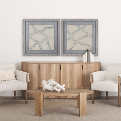 Mercana - Fragment I by Studio M a handmade Original Framed Artwork under Glass - 15008 view 8